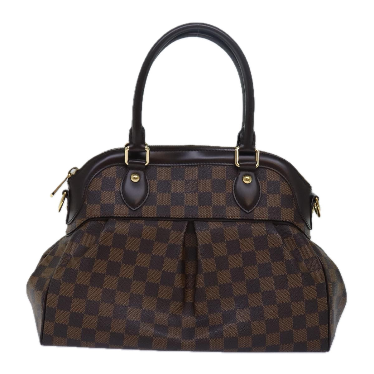 Louis Vuitton Trevi Brown Canvas Hand Bag