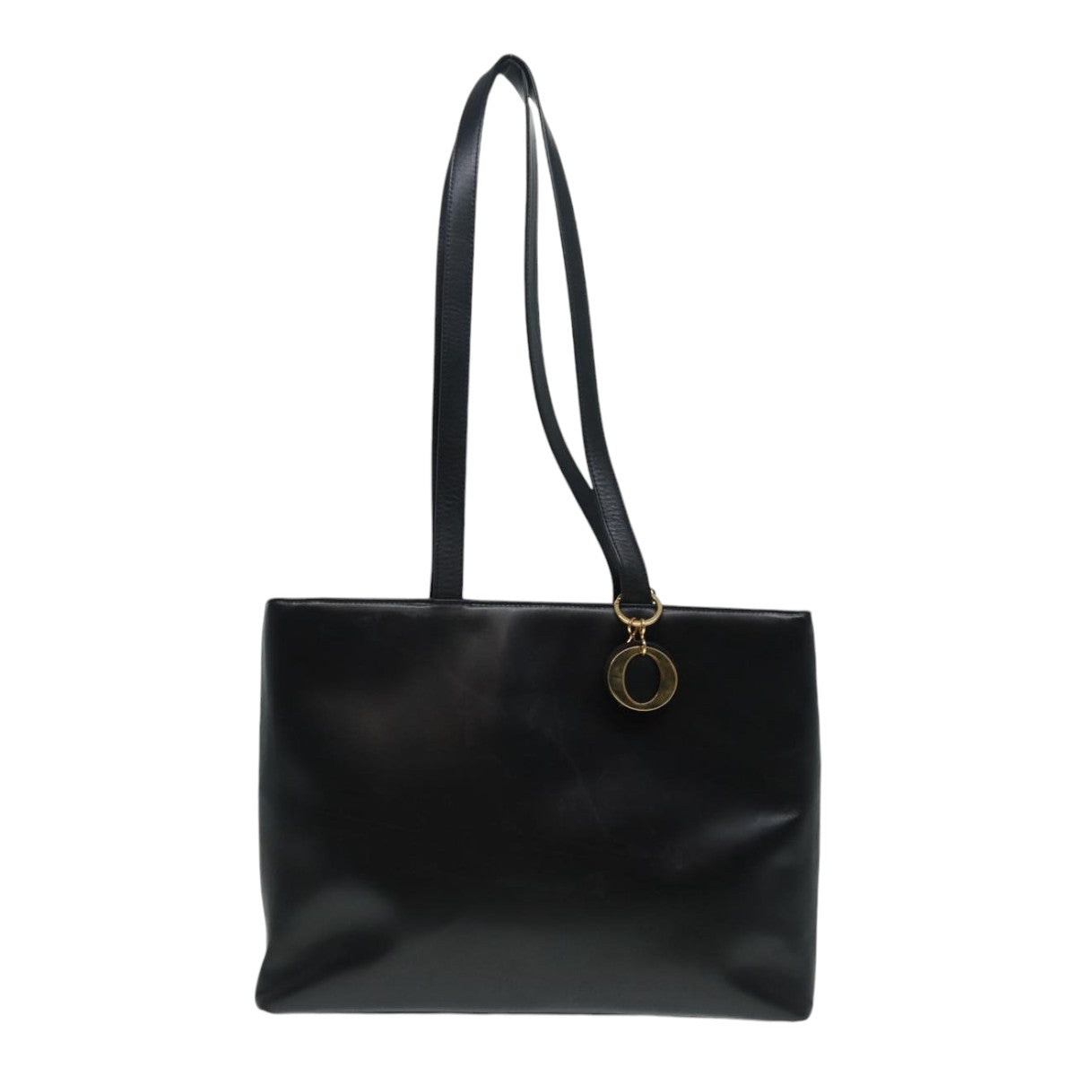 Dior Black Leather Tote Bag