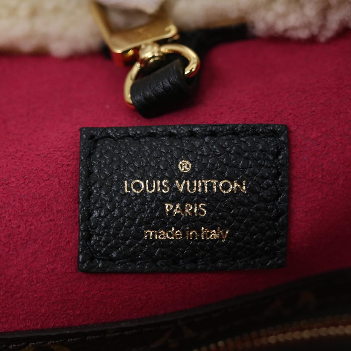 Louis Vuitton Neverfull MM Black Canvas Tote Bag