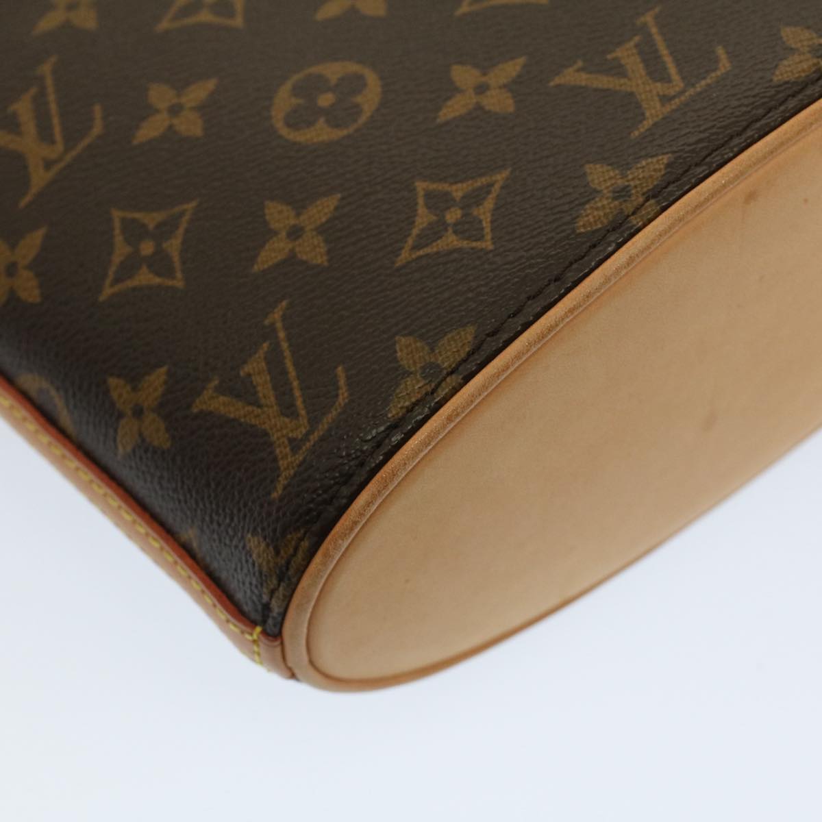 Louis Vuitton Drouot Brown Canvas Shoulder Bag