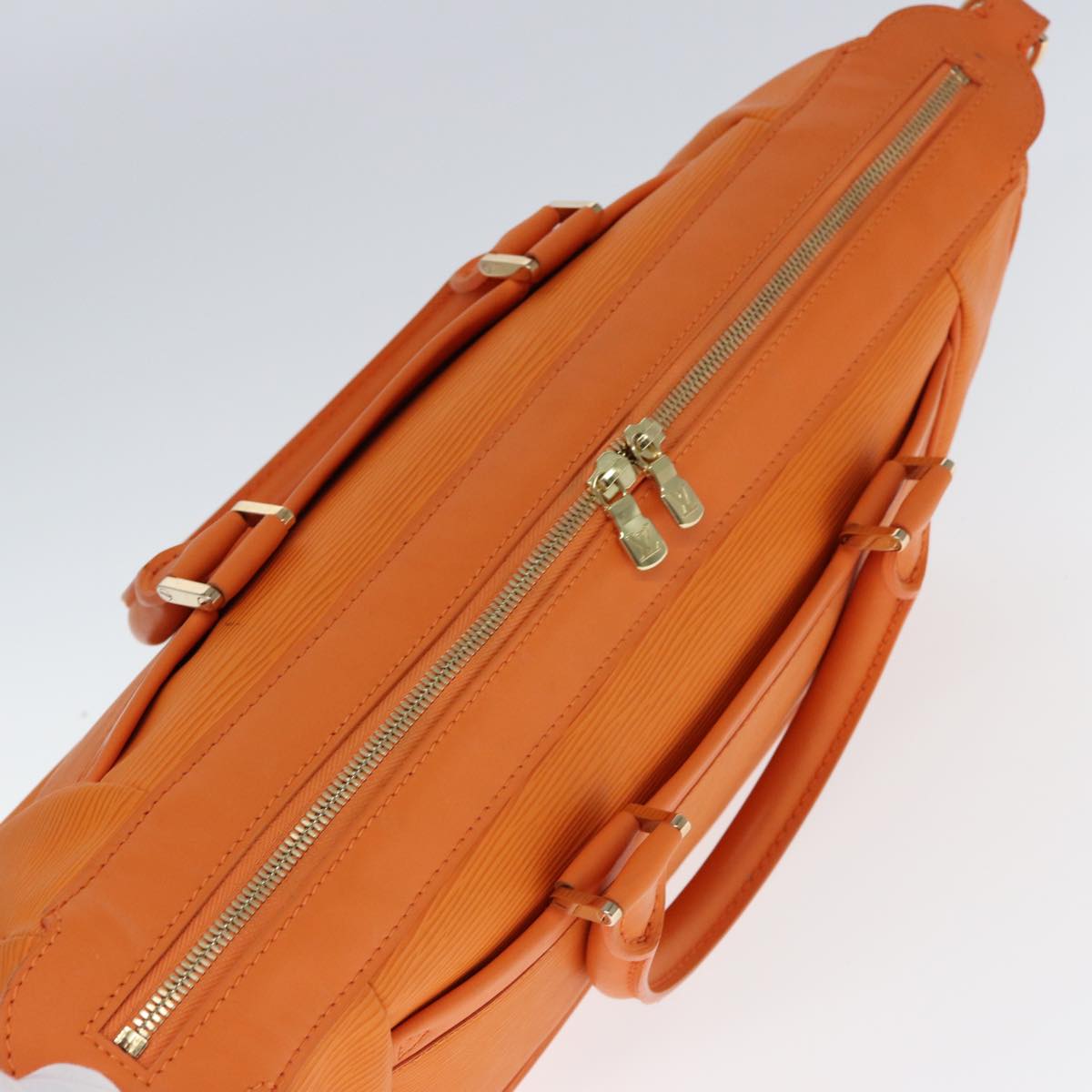 Louis Vuitton Danura Orange Leather Hand Bag