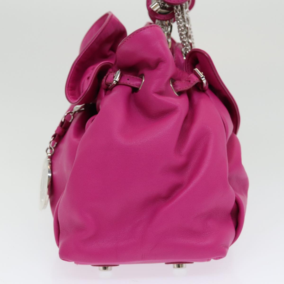 Dior Le Trente Pink Leather Hand Bag