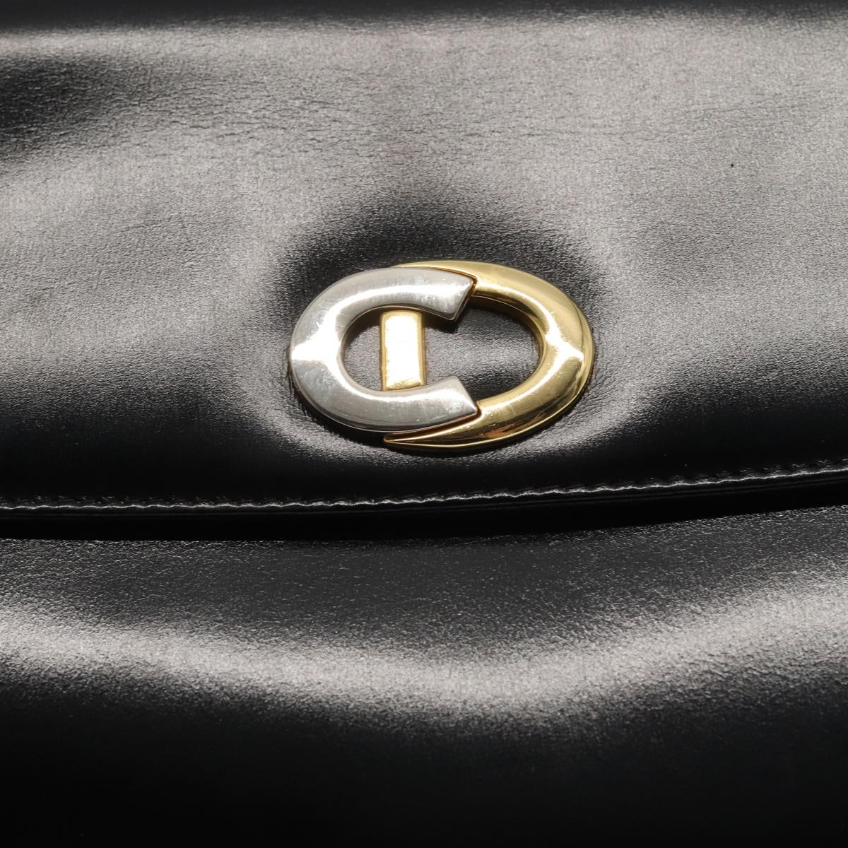 Dior Black Leather Shoulder Bag