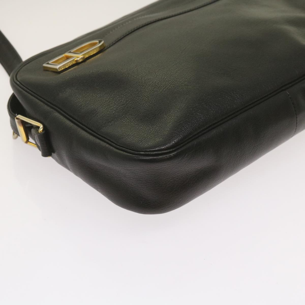 Dior Black Leather Shoulder Bag