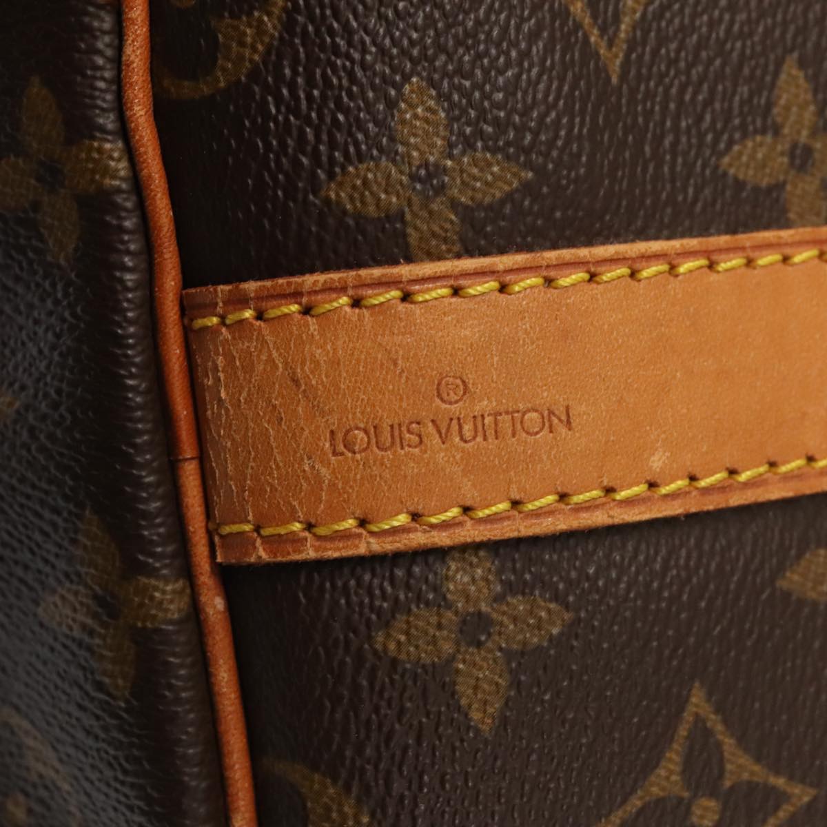 Louis Vuitton Keepall Bandoulière 60 Brown Canvas Travel Bag