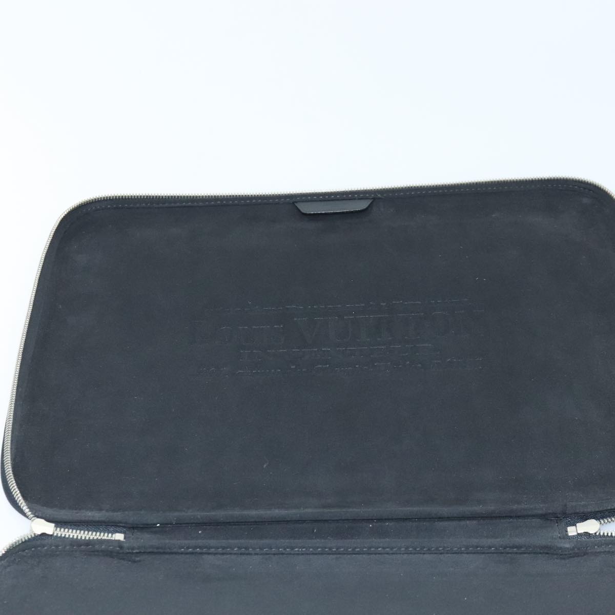 Louis Vuitton Etui iPad Grey Canvas Clutch Bag