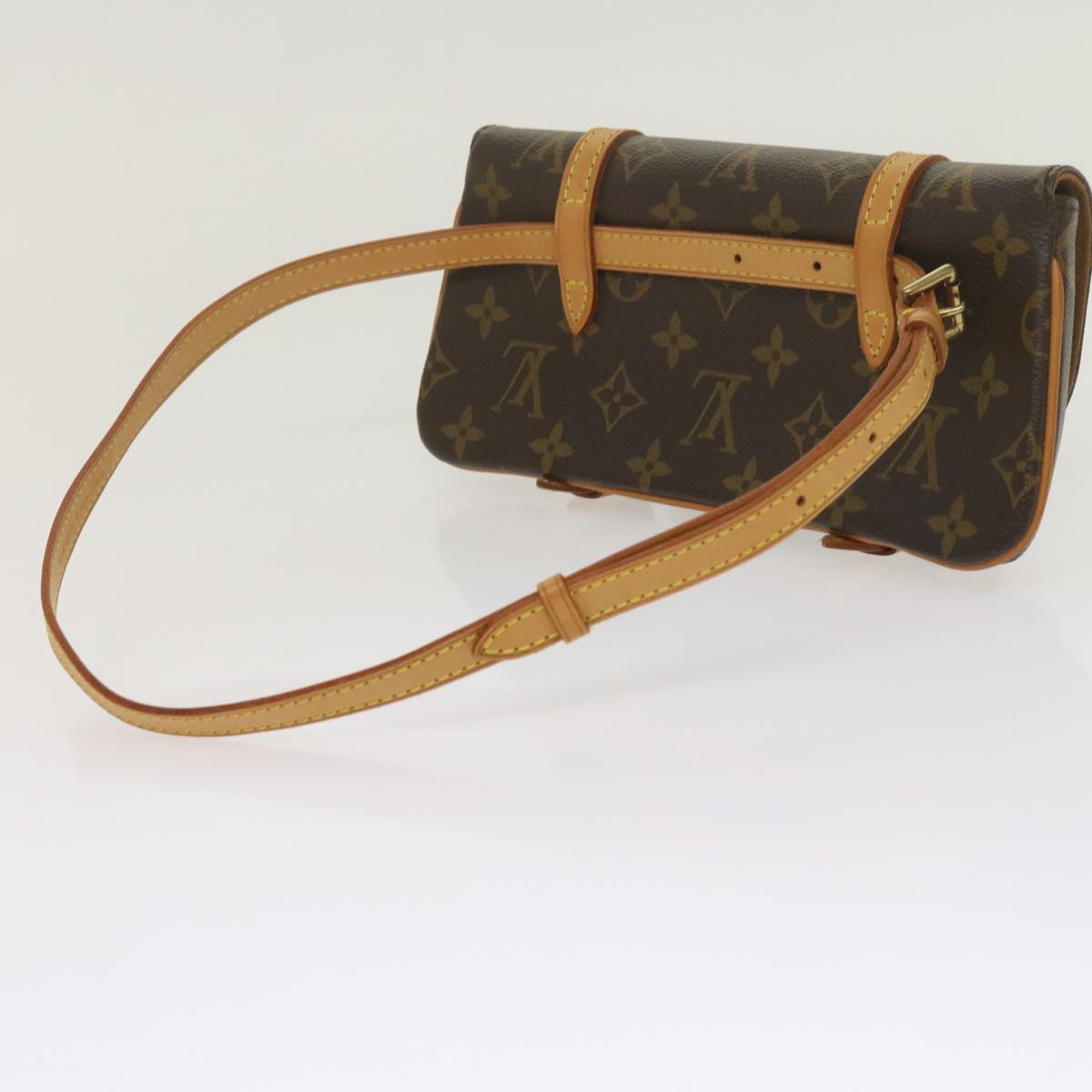 Louis Vuitton Marelle Brown Canvas Shoulder Bag