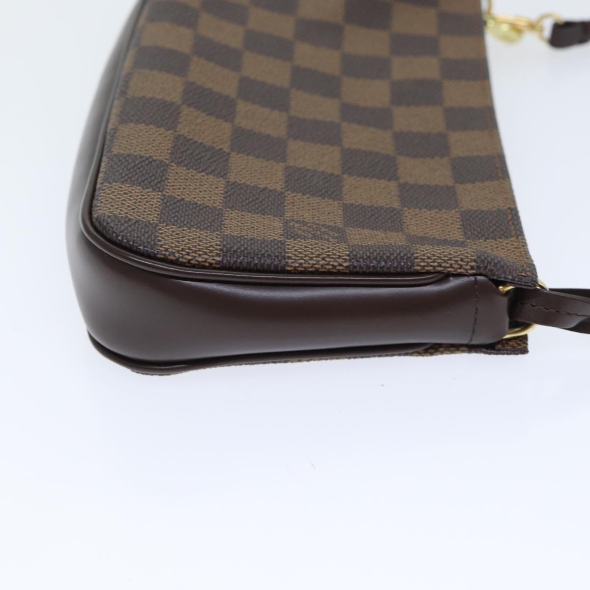 Louis Vuitton Pochette Accessoire Brown Canvas Clutch Bag