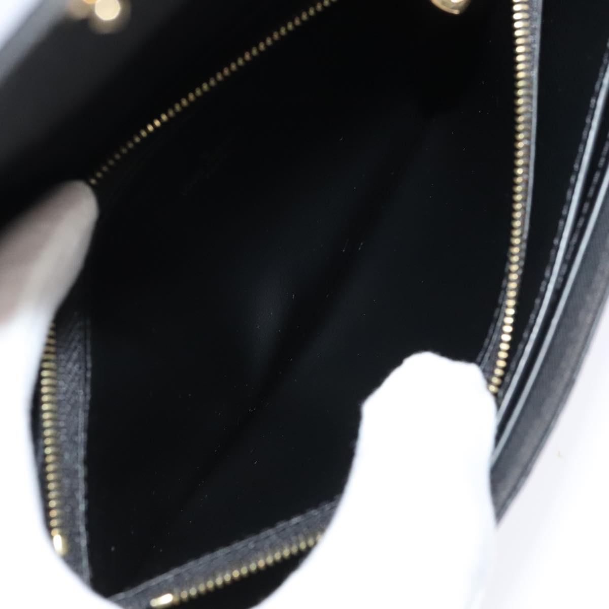 Louis Vuitton Felicie Black Canvas Clutch Bag