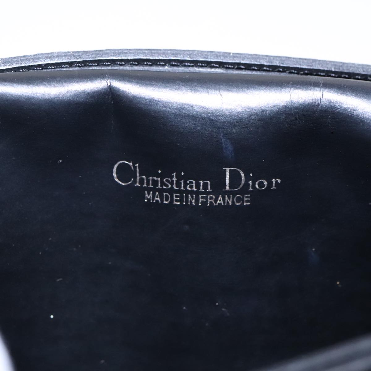 Dior Black Leather Shoulder Bag