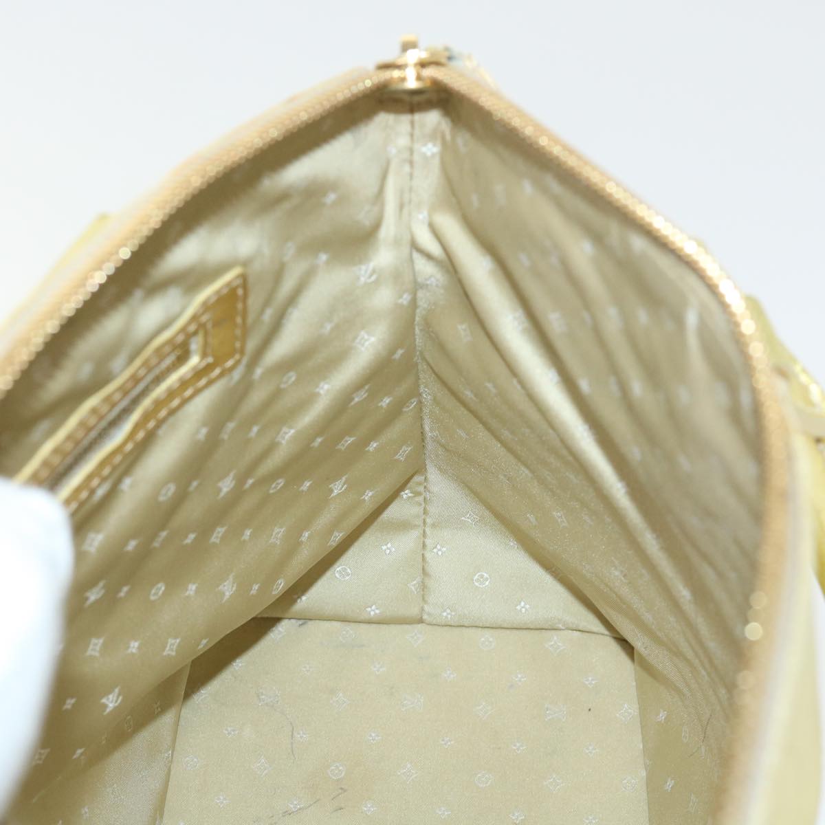 Louis Vuitton Lockit Gold Leather Hand Bag