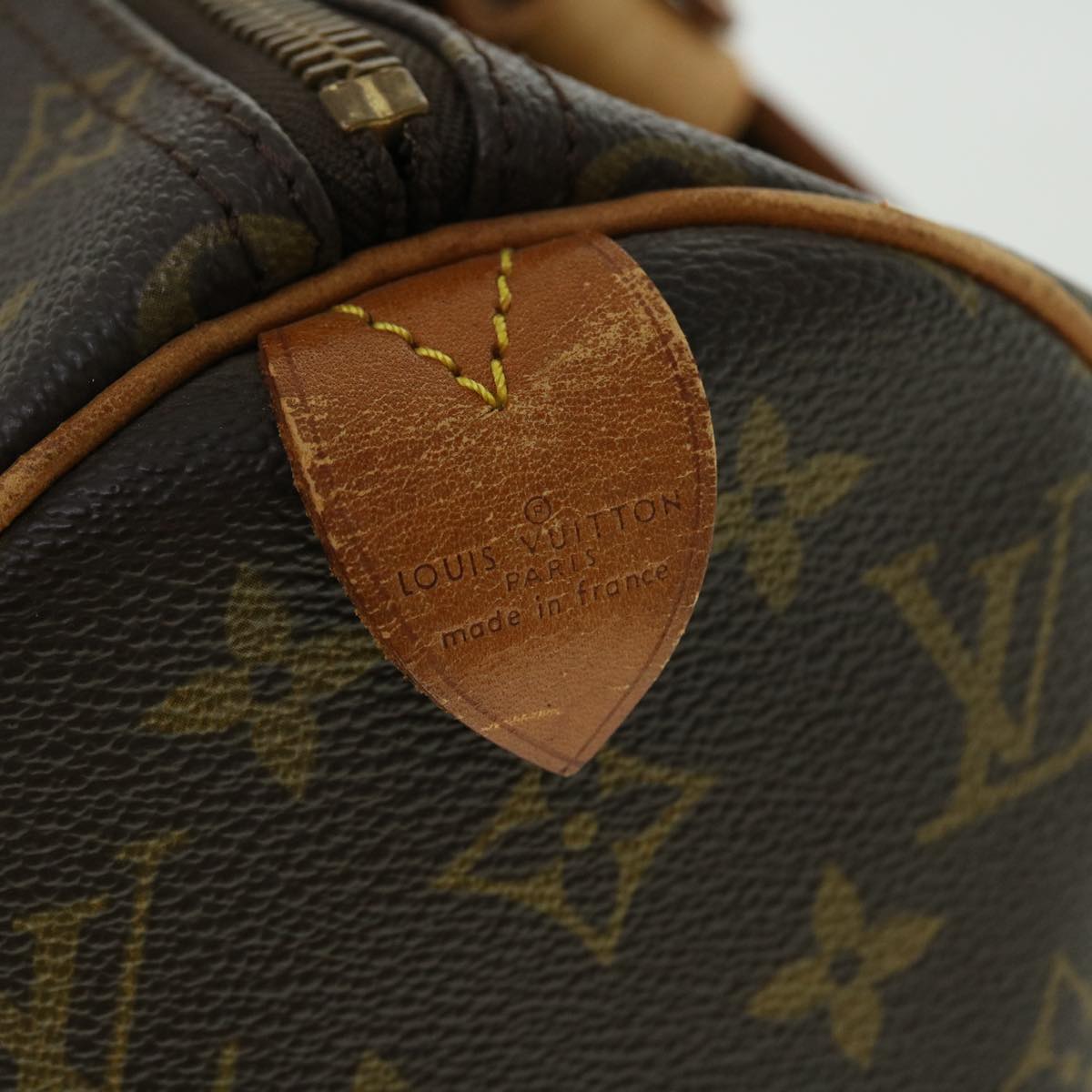 Louis Vuitton Keepall 45 Brown Canvas Travel Bag