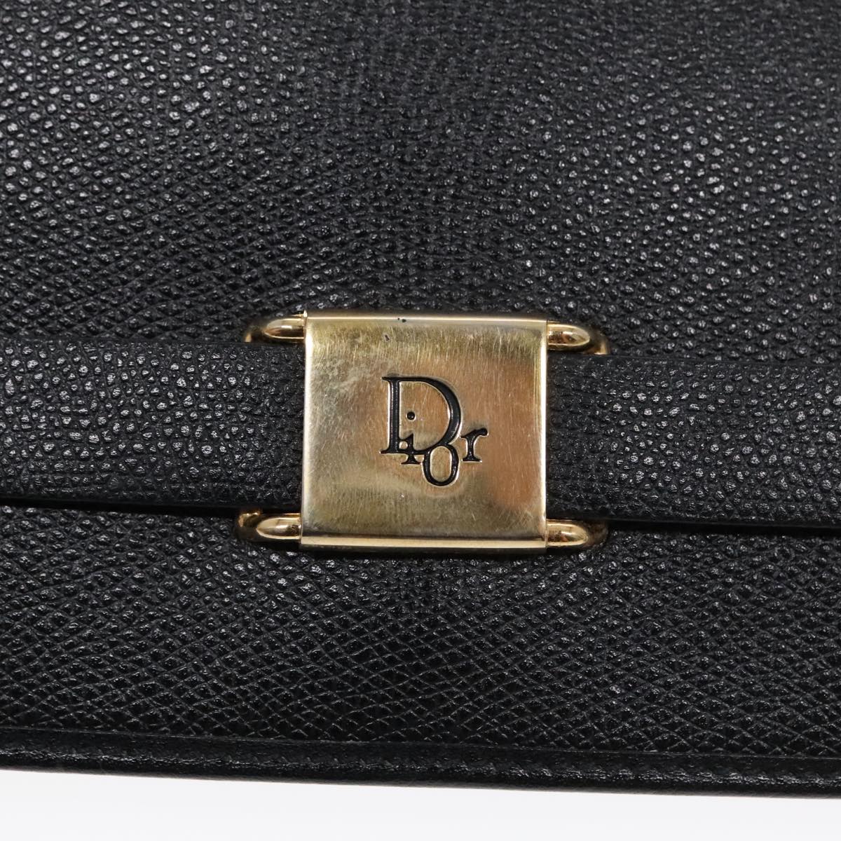 Dior Black Leather Shoulder Bag