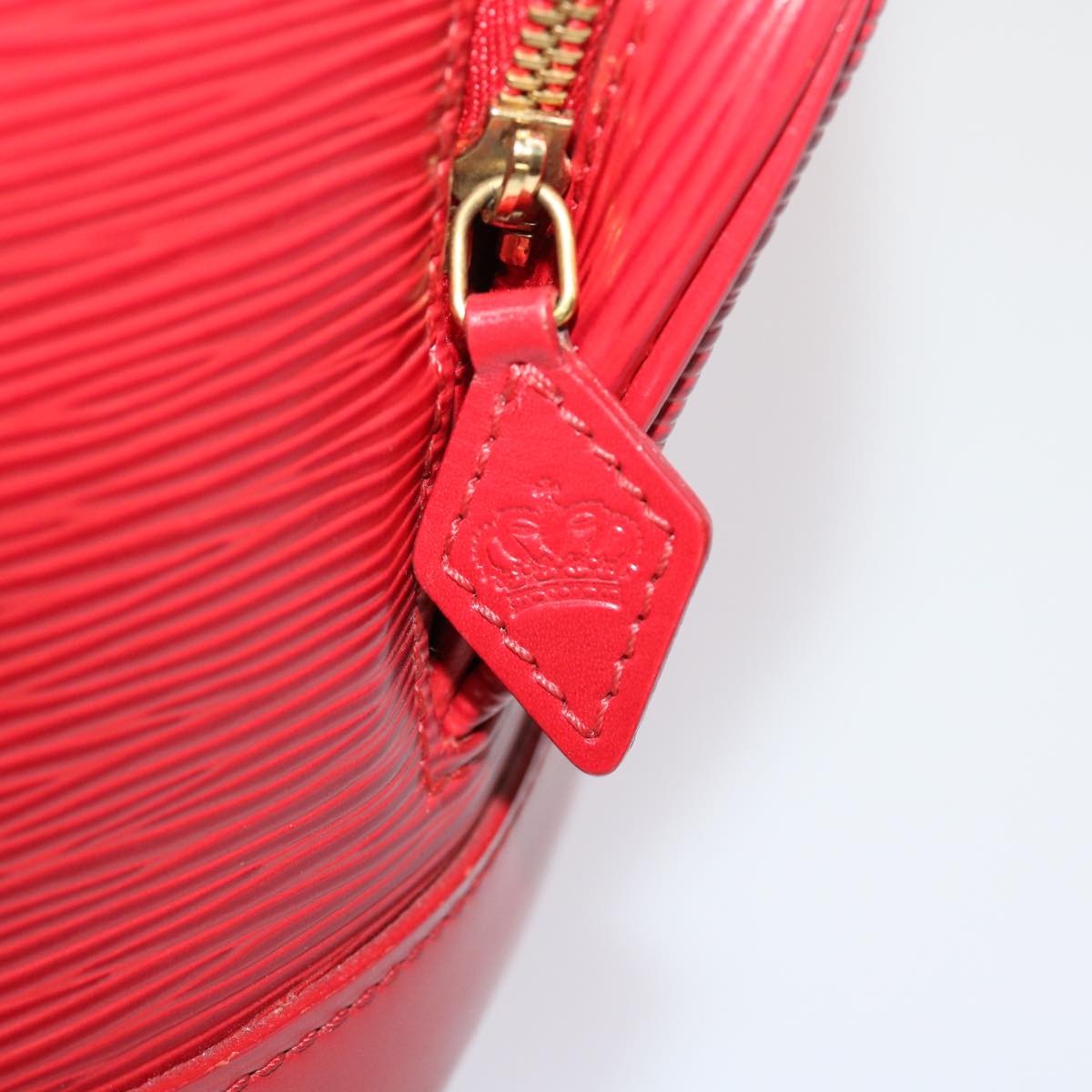 Louis Vuitton Montsouris Red Leather Backpack Bag