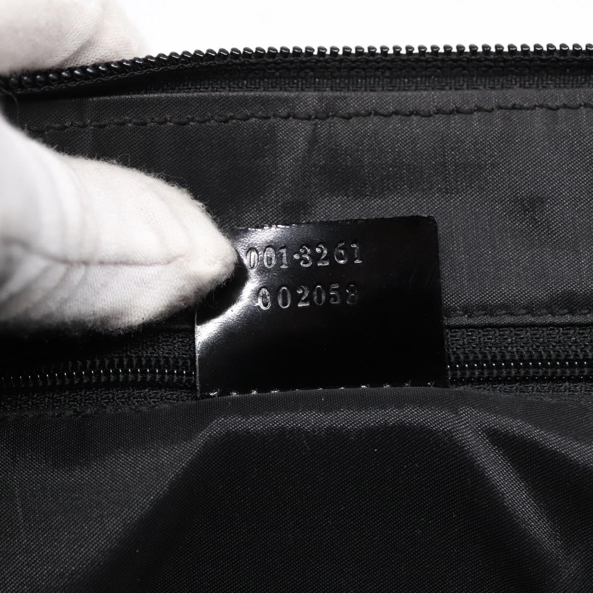 Gucci Black Canvas Shoulder Bag