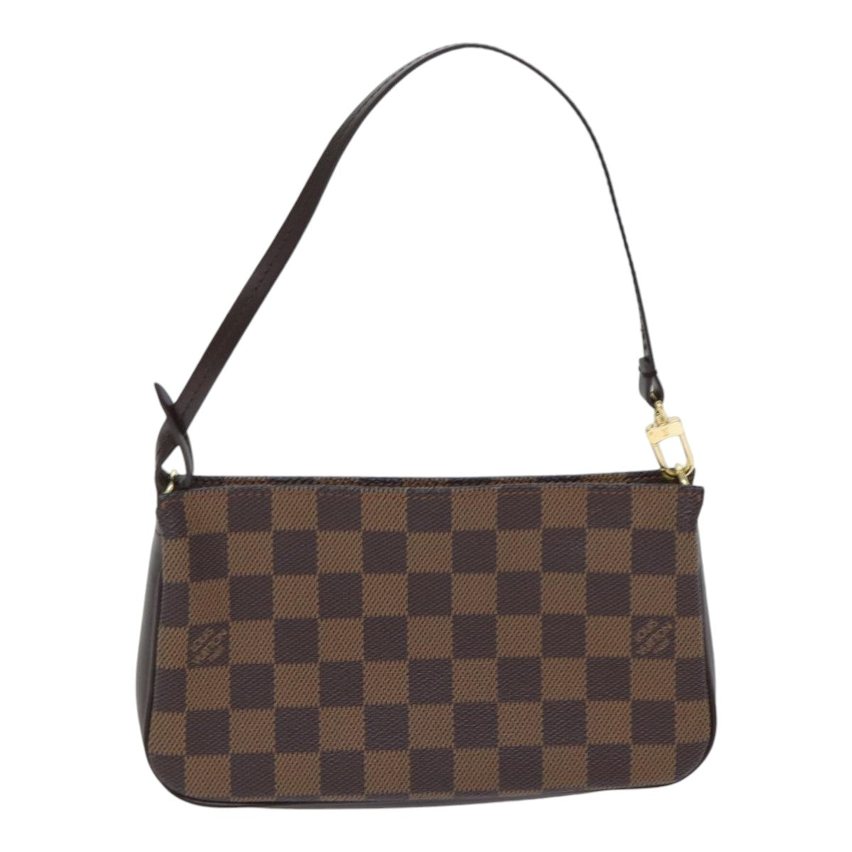 Louis Vuitton Pochette Accessoire Brown Canvas Clutch Bag