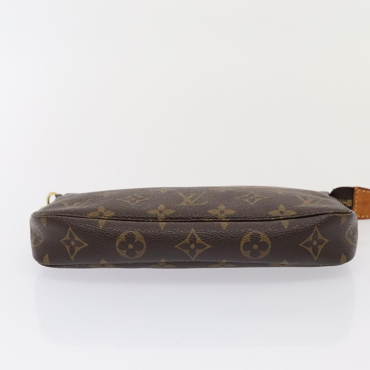 Louis Vuitton Pochette Accessoire Brown Canvas Clutch Bag