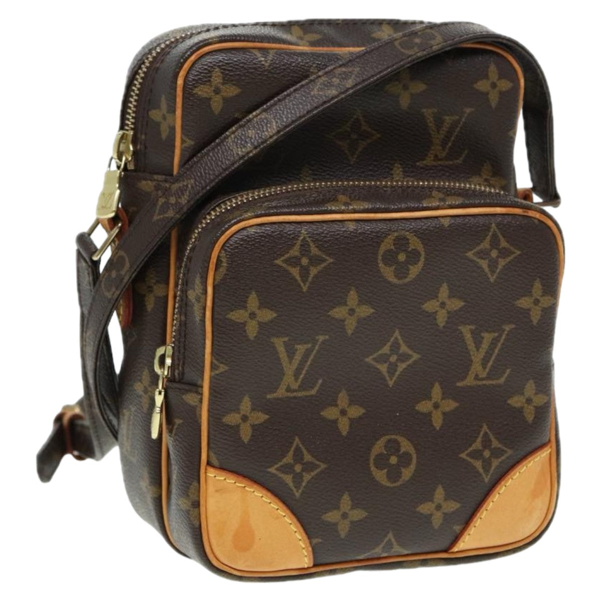 Louis Vuitton Amazon Brown Canvas Shoulder Bag