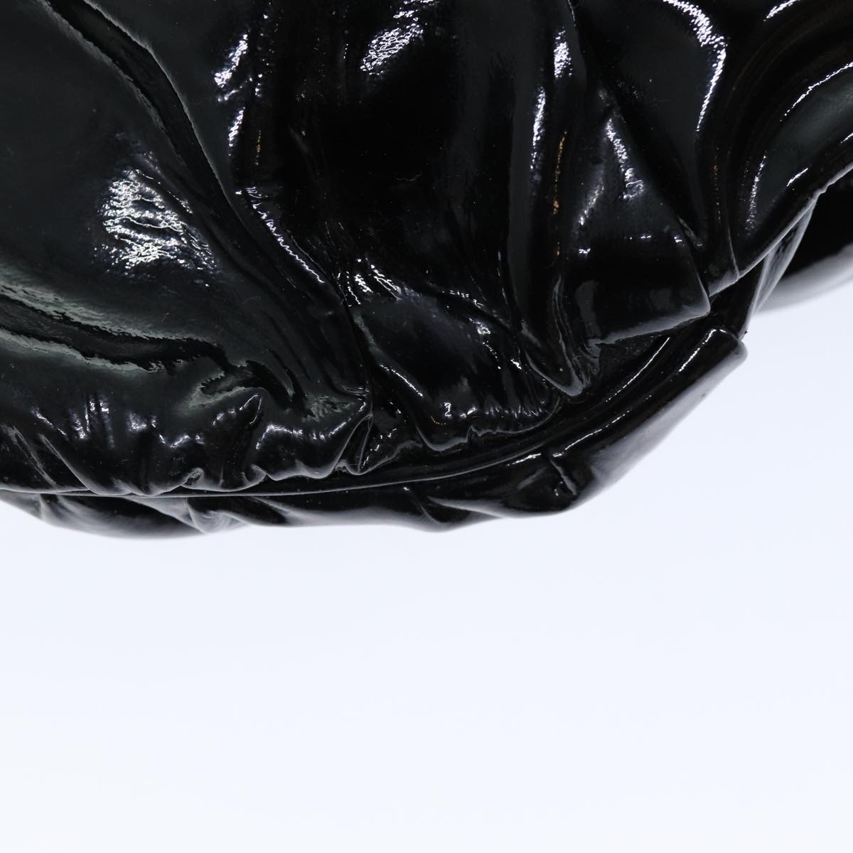 Gucci Hysteria Black Patent Leather Hand Bag