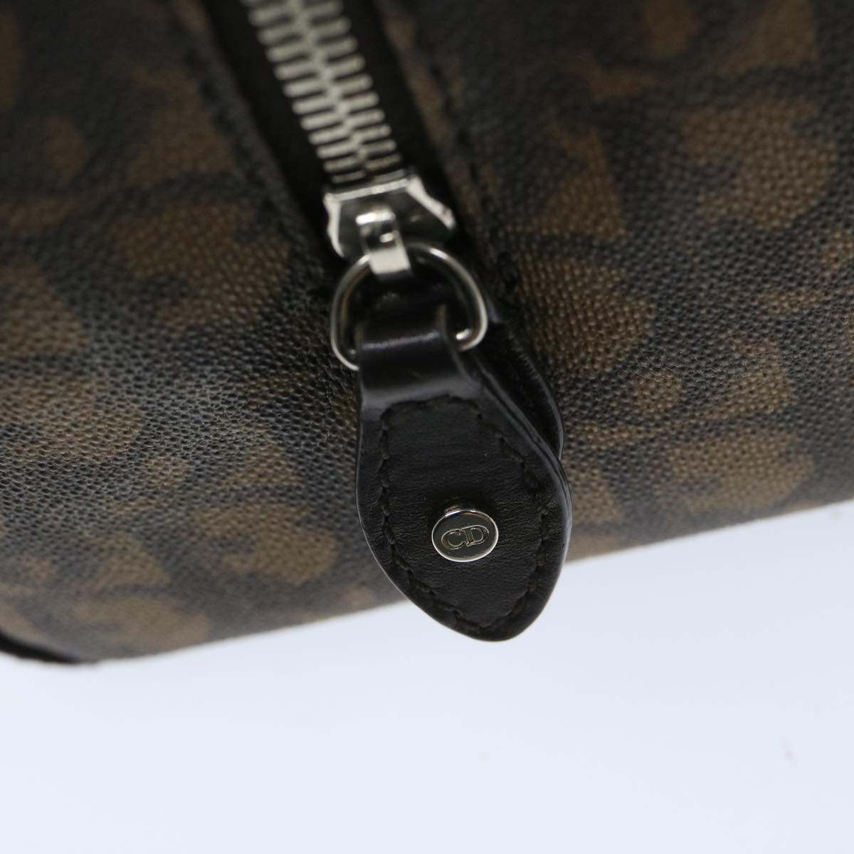 Dior Trotter Brown Canvas Hand Bag