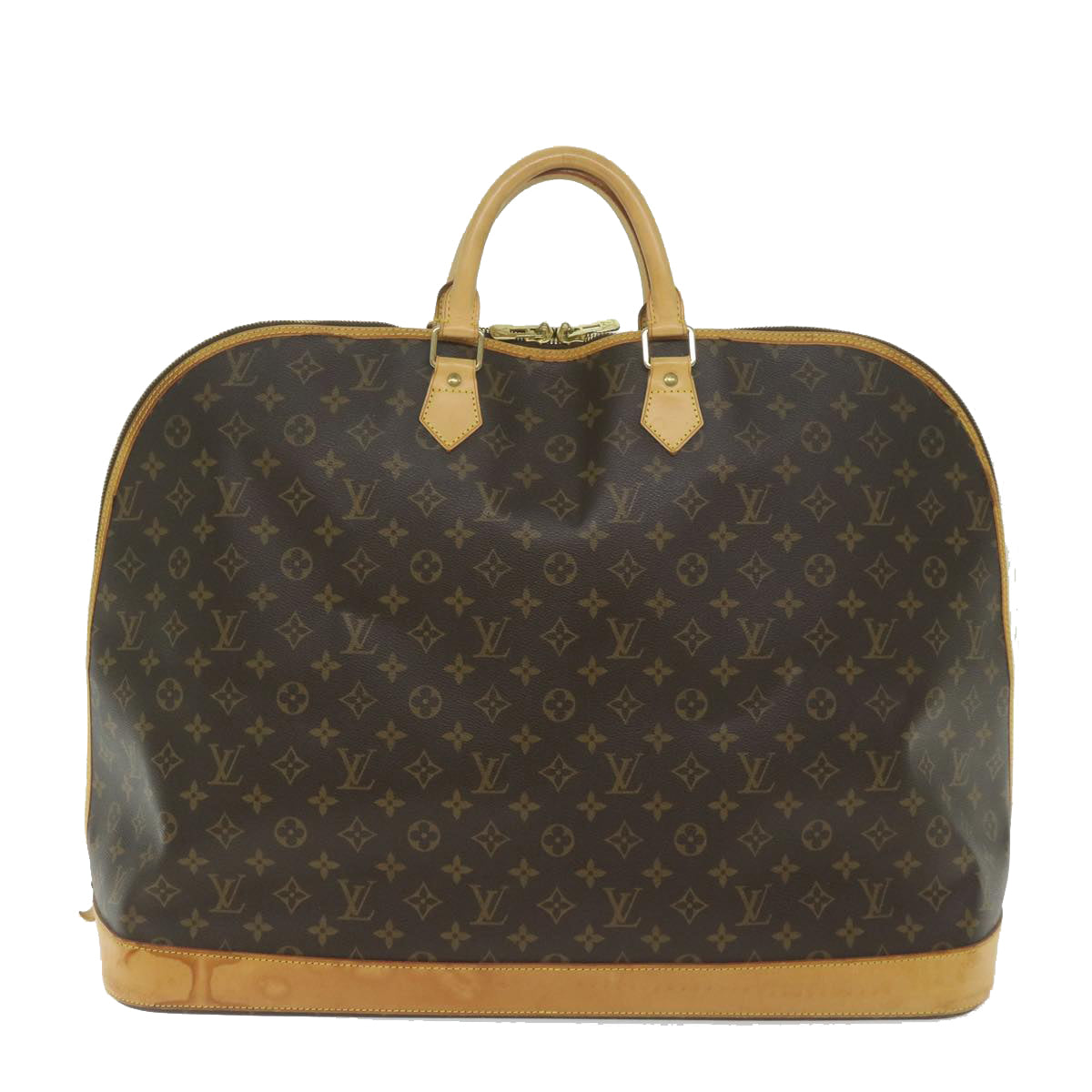 Louis Vuitton Alma Brown Canvas Travel Bag