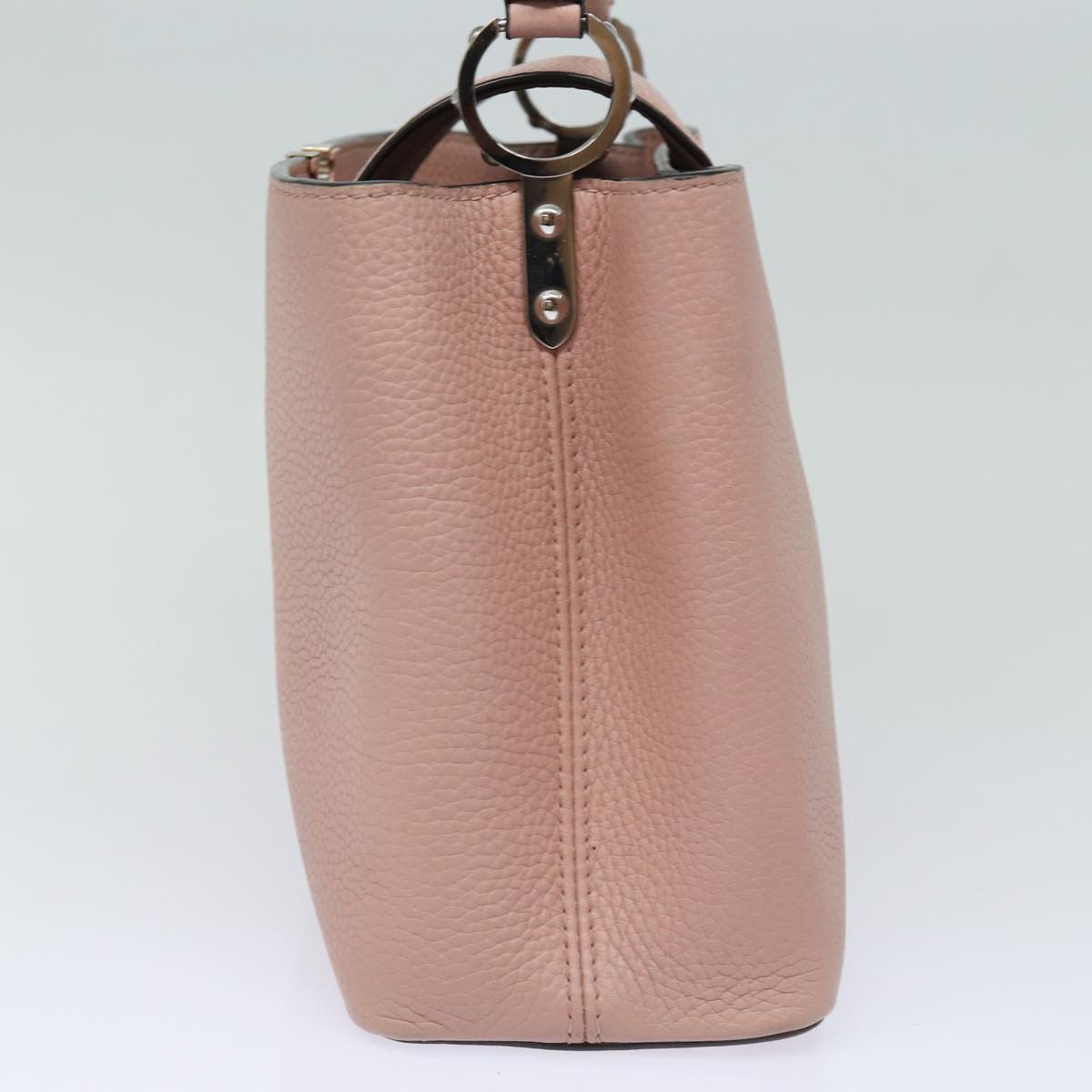 Louis Vuitton Capucines Pink Leather Hand Bag