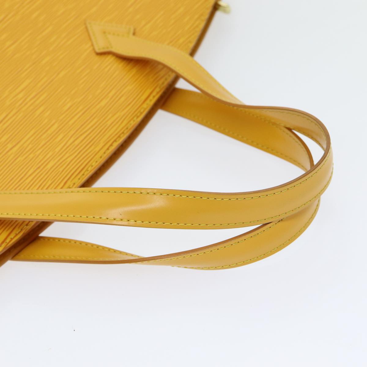 Louis Vuitton Saint Jacques Yellow Leather Hand Bag