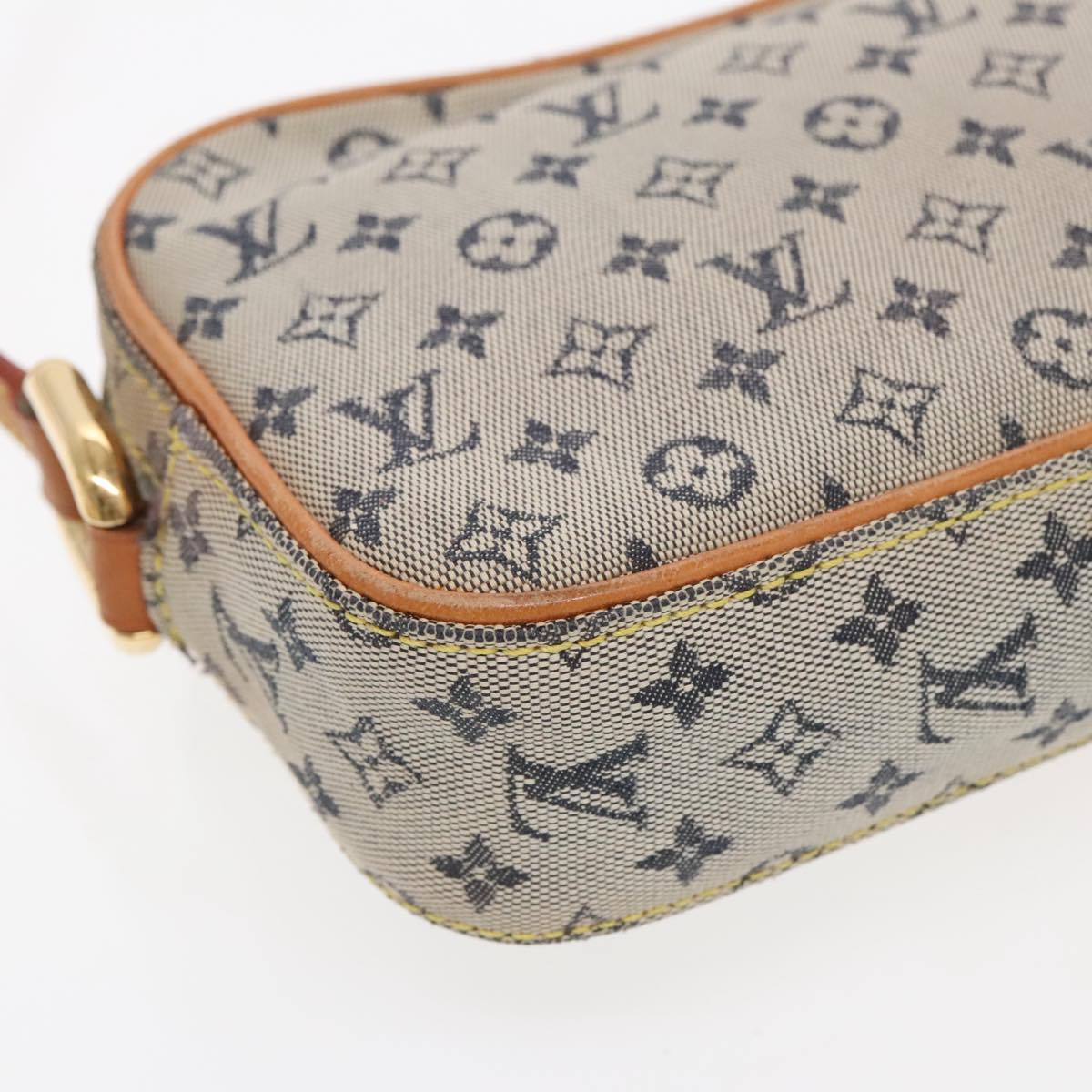 Louis Vuitton Juliette Blue Canvas Shoulder Bag