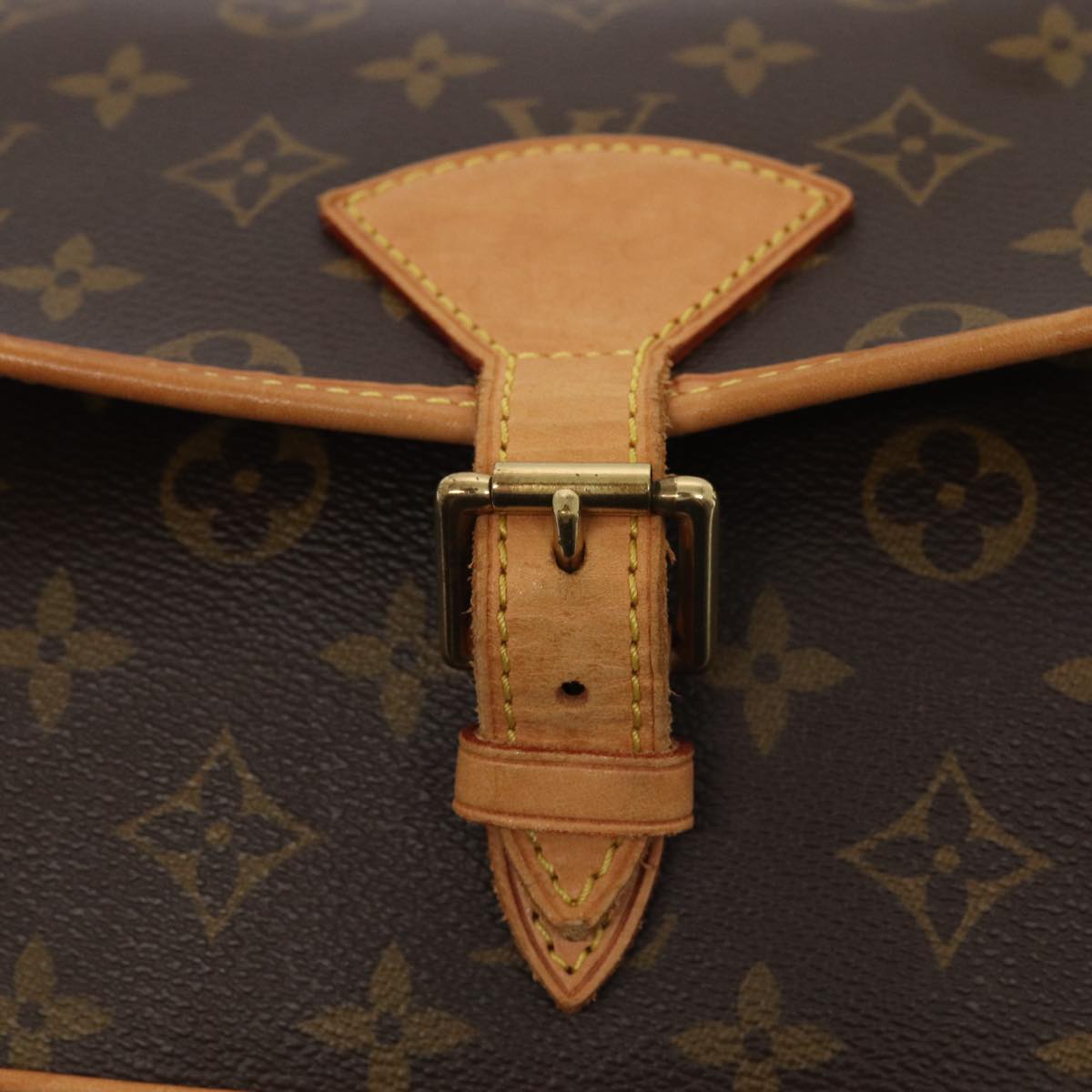 Louis Vuitton Sologne Brown Canvas Shoulder Bag