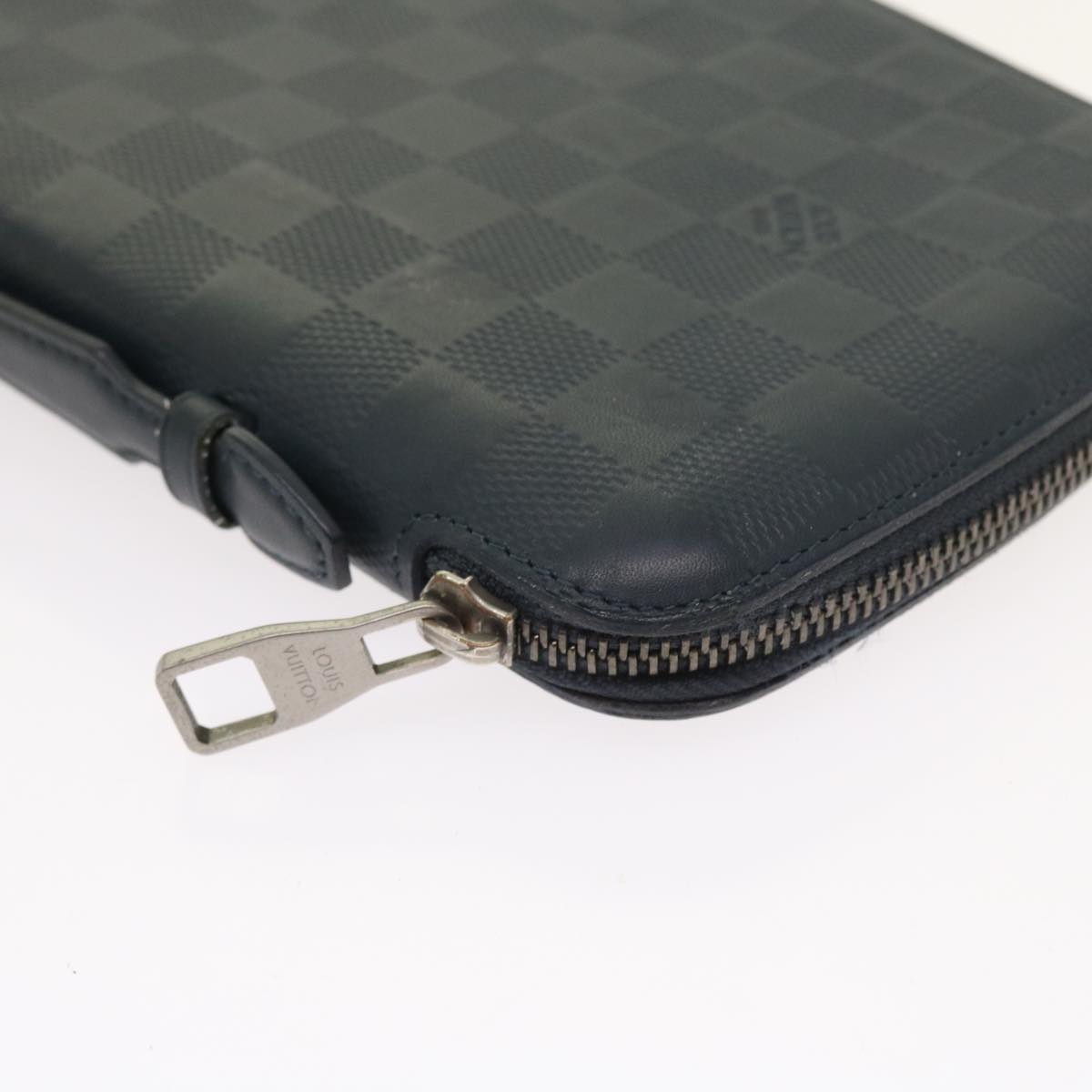 Louis Vuitton Atholl Black Leather Clutch Bag