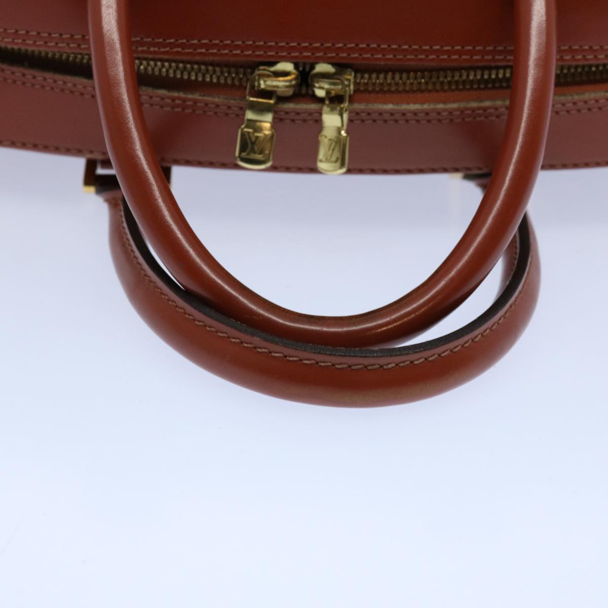 Louis Vuitton Voltaire Brown Leather Hand Bag