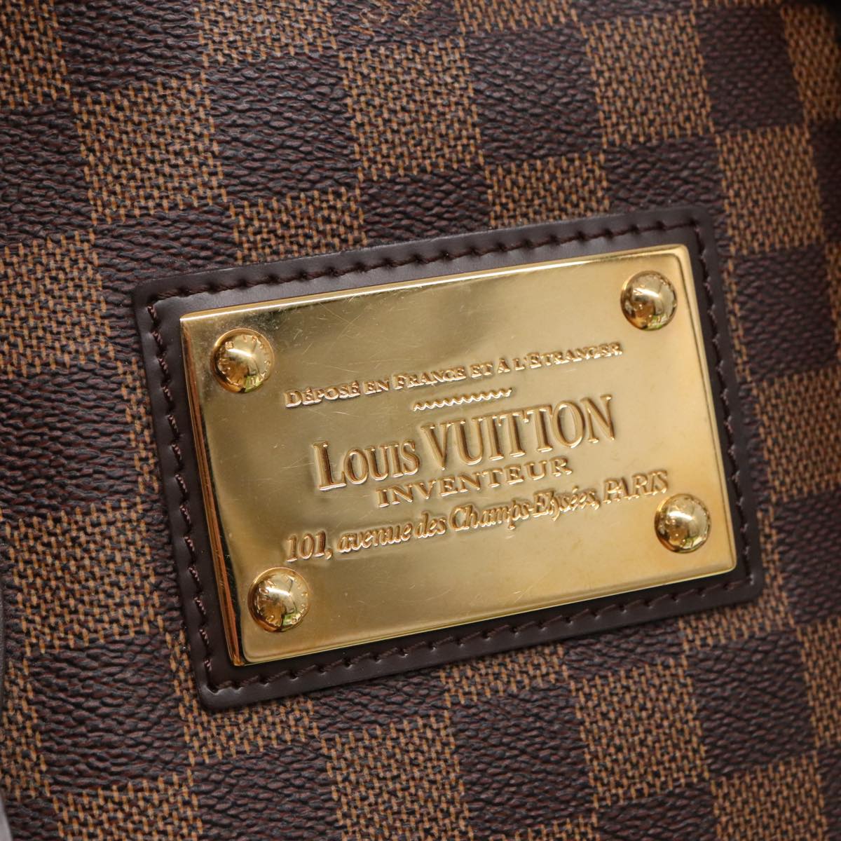 Louis Vuitton Hampstead Brown Canvas Tote Bag