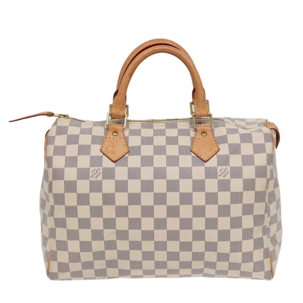 Louis Vuitton Speedy 30 Beige Canvas Hand Bag