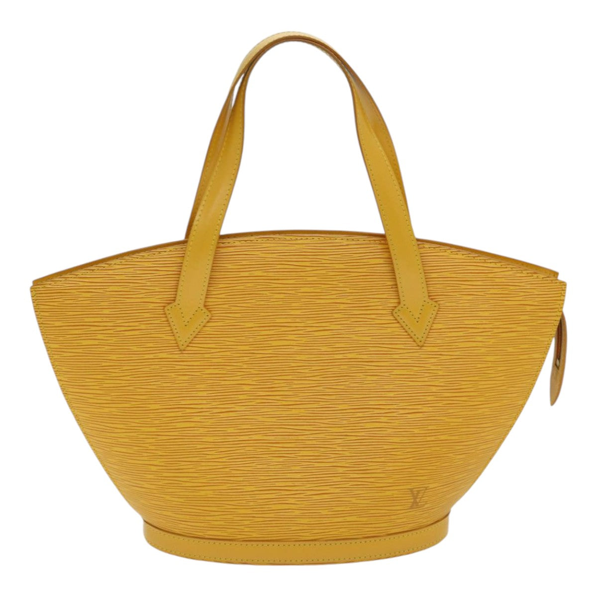 Louis Vuitton Saint Jacques Yellow Leather Hand Bag