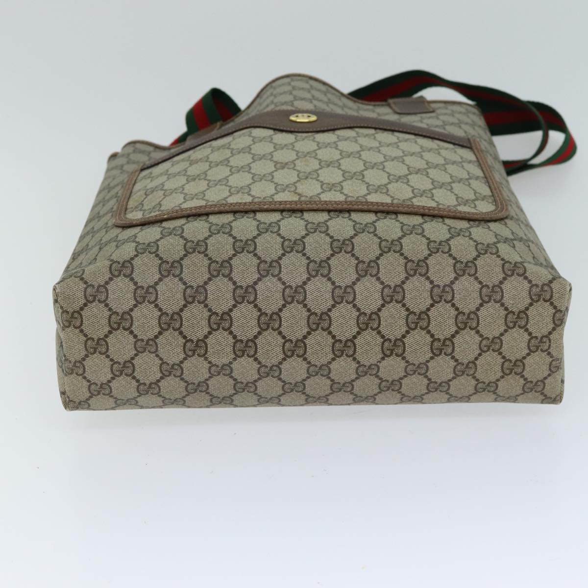 Gucci GG Supreme Beige Canvas Tote Bag