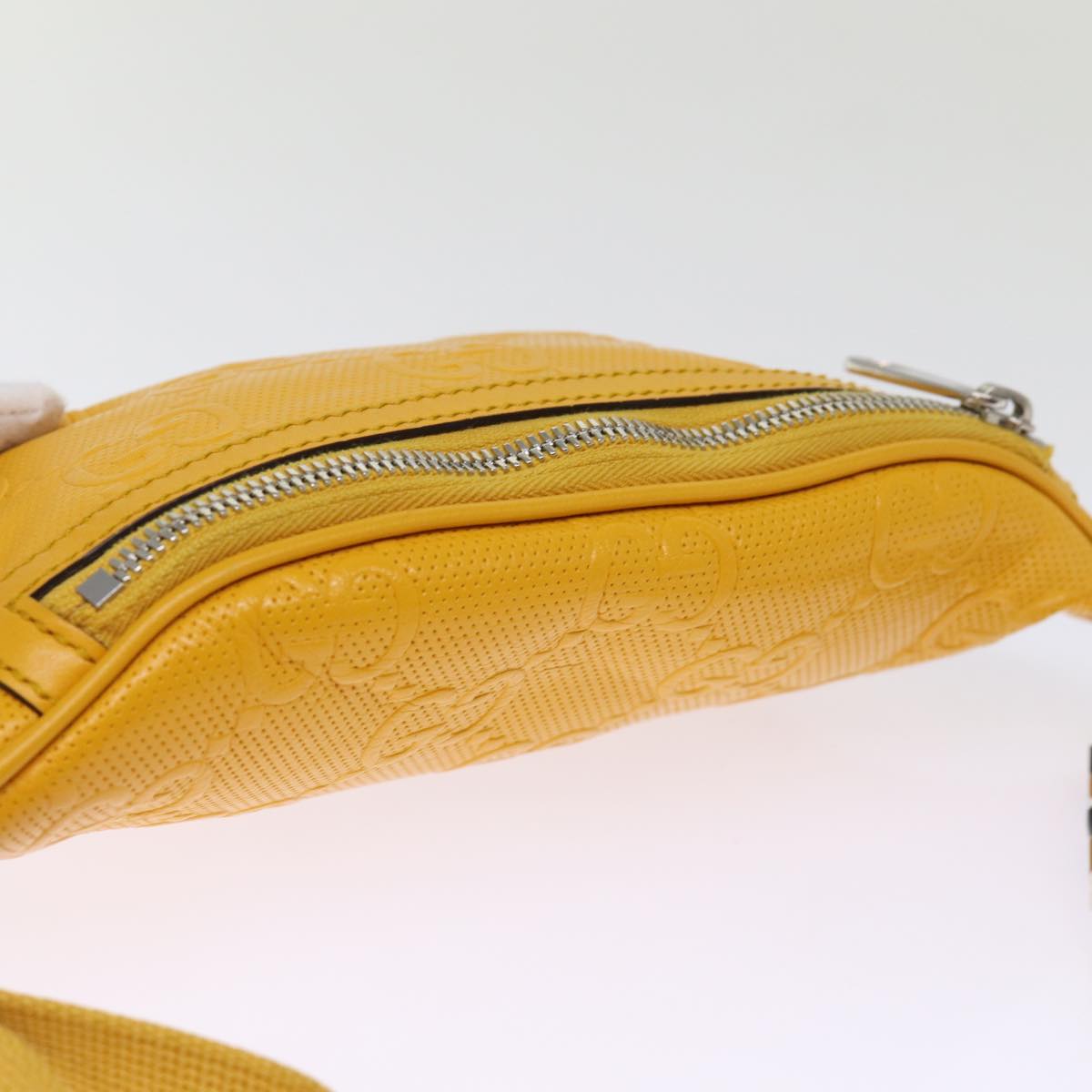 Gucci GG Jumbo Yellow Leather Shoulder Bag