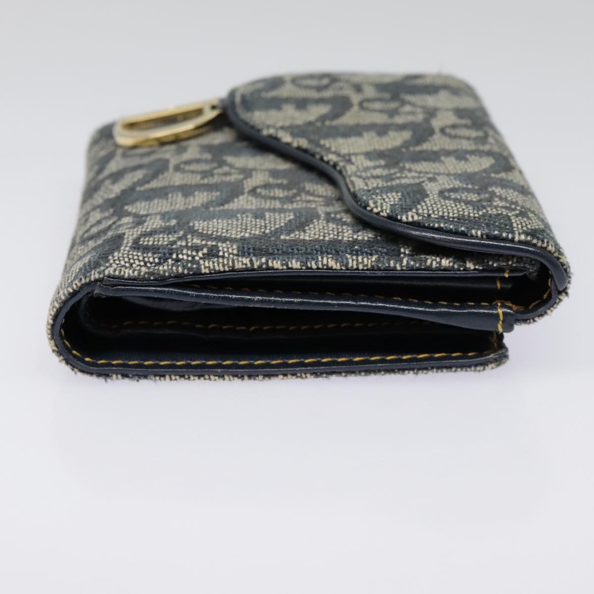 Dior Saddle Navy Canvas Wallet Accessories