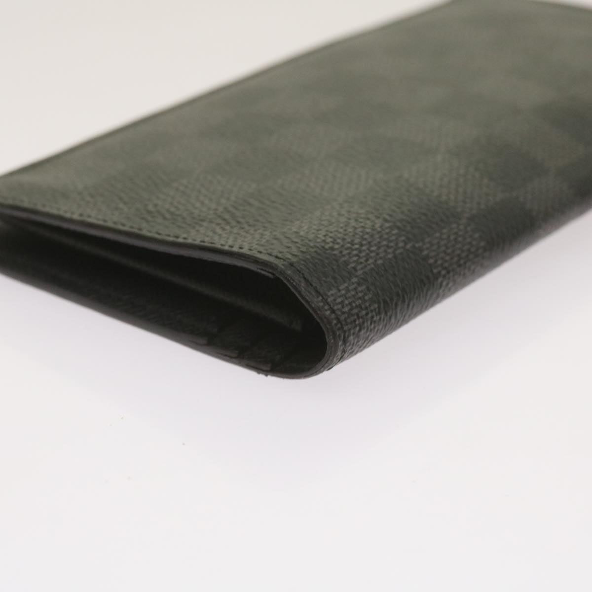 Louis Vuitton Portefeuille Brazza Black Canvas Wallet Accessories