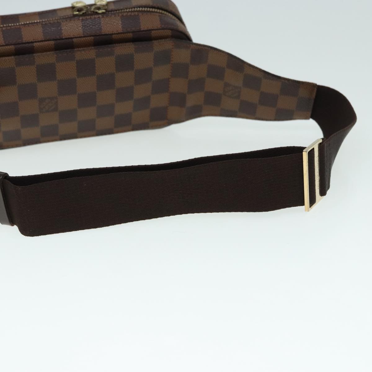 Louis Vuitton Geronimos Brown Canvas Shoulder Bag