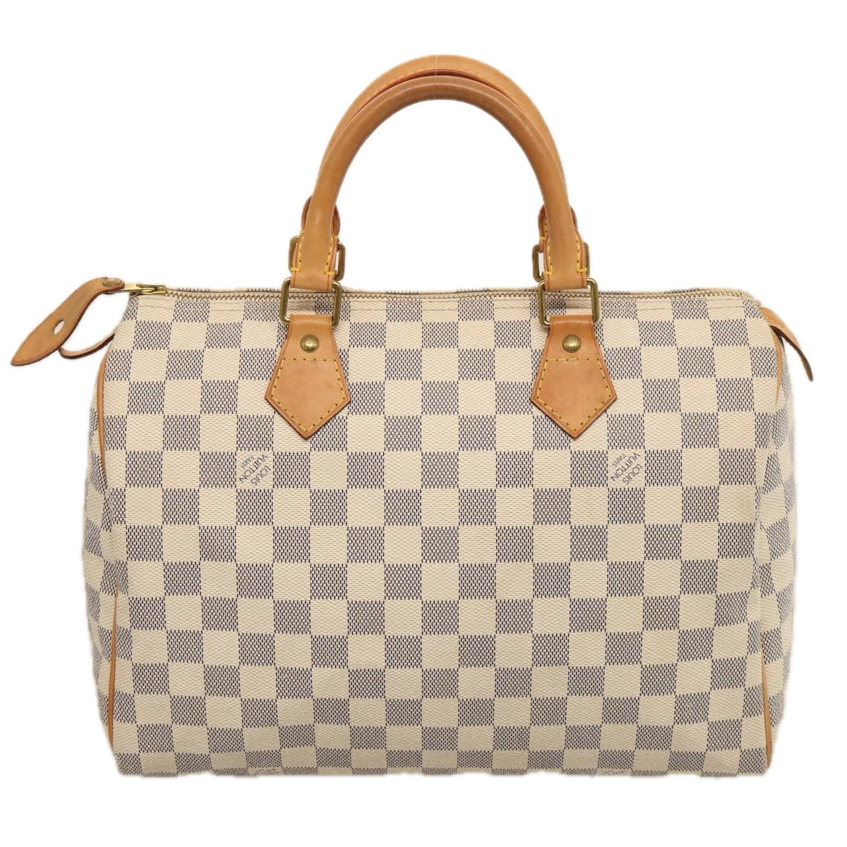 Louis Vuitton Speedy 30 White Canvas Hand Bag