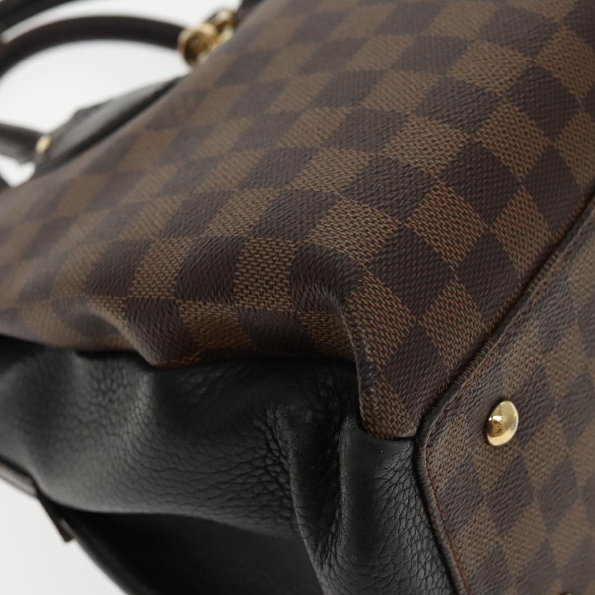 Louis Vuitton Normandy Brown Canvas Hand Bag