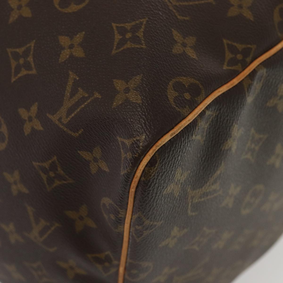 Louis Vuitton Keepall 55 Brown Canvas Travel Bag