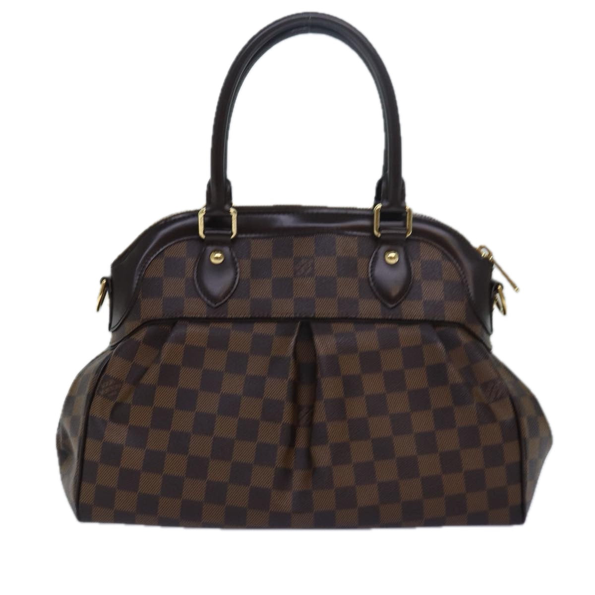 Louis Vuitton Trevi Brown Canvas Hand Bag