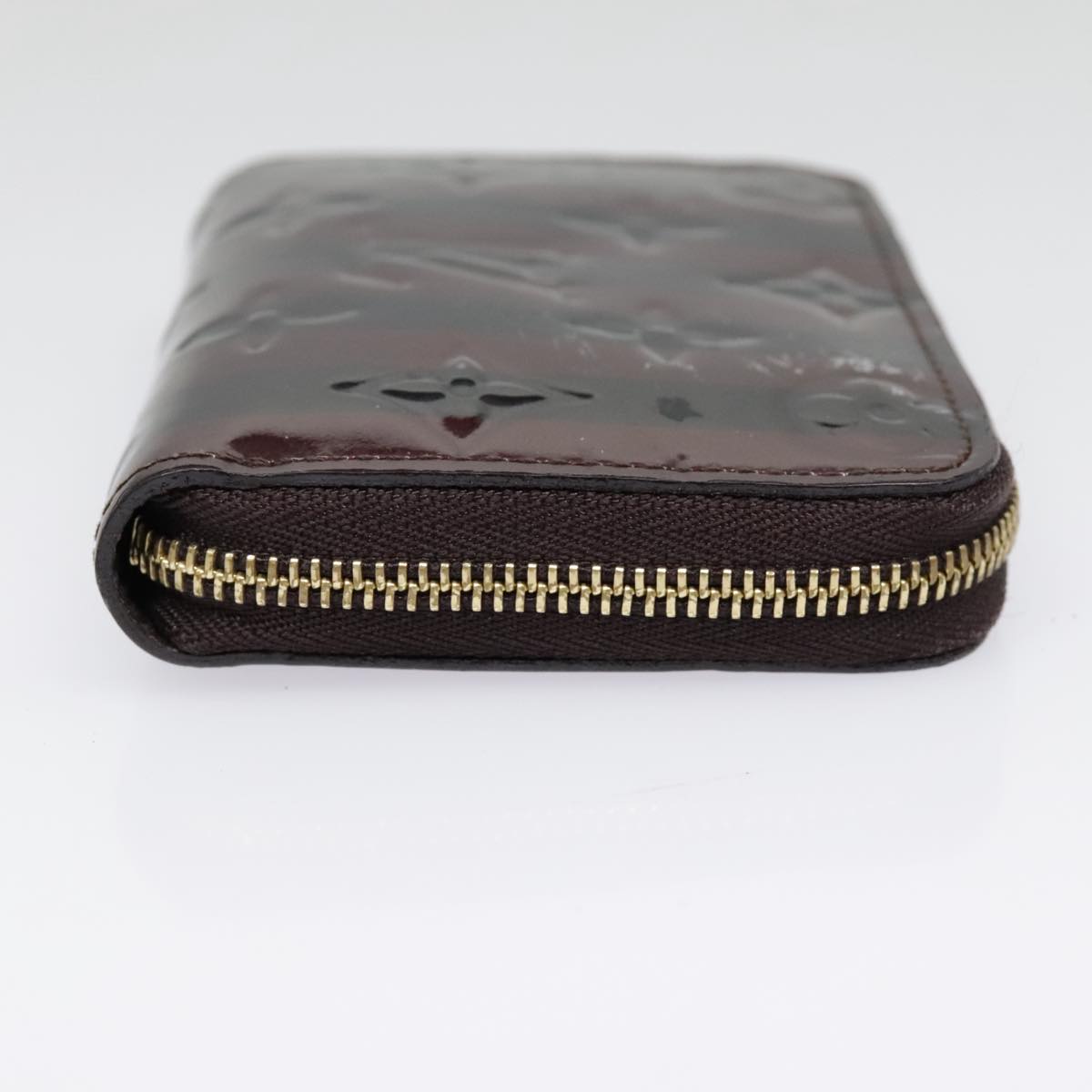 Louis Vuitton Zippy coin purse Burgundy Patent Leather Wallet Accessories