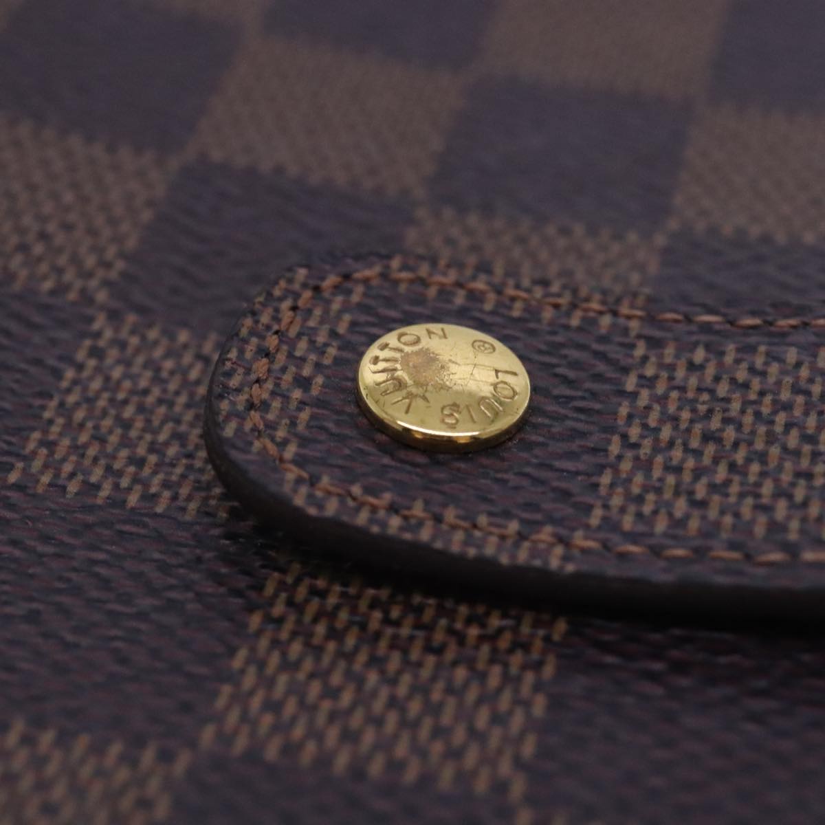 Louis Vuitton Agenda MM Brown Canvas Wallet Accessories