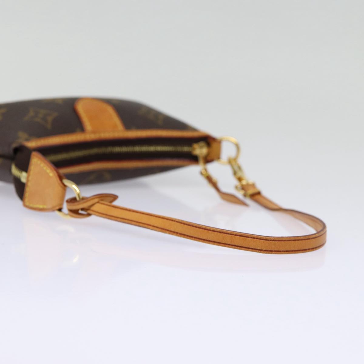 Louis Vuitton Delightful Brown Canvas Clutch Bag