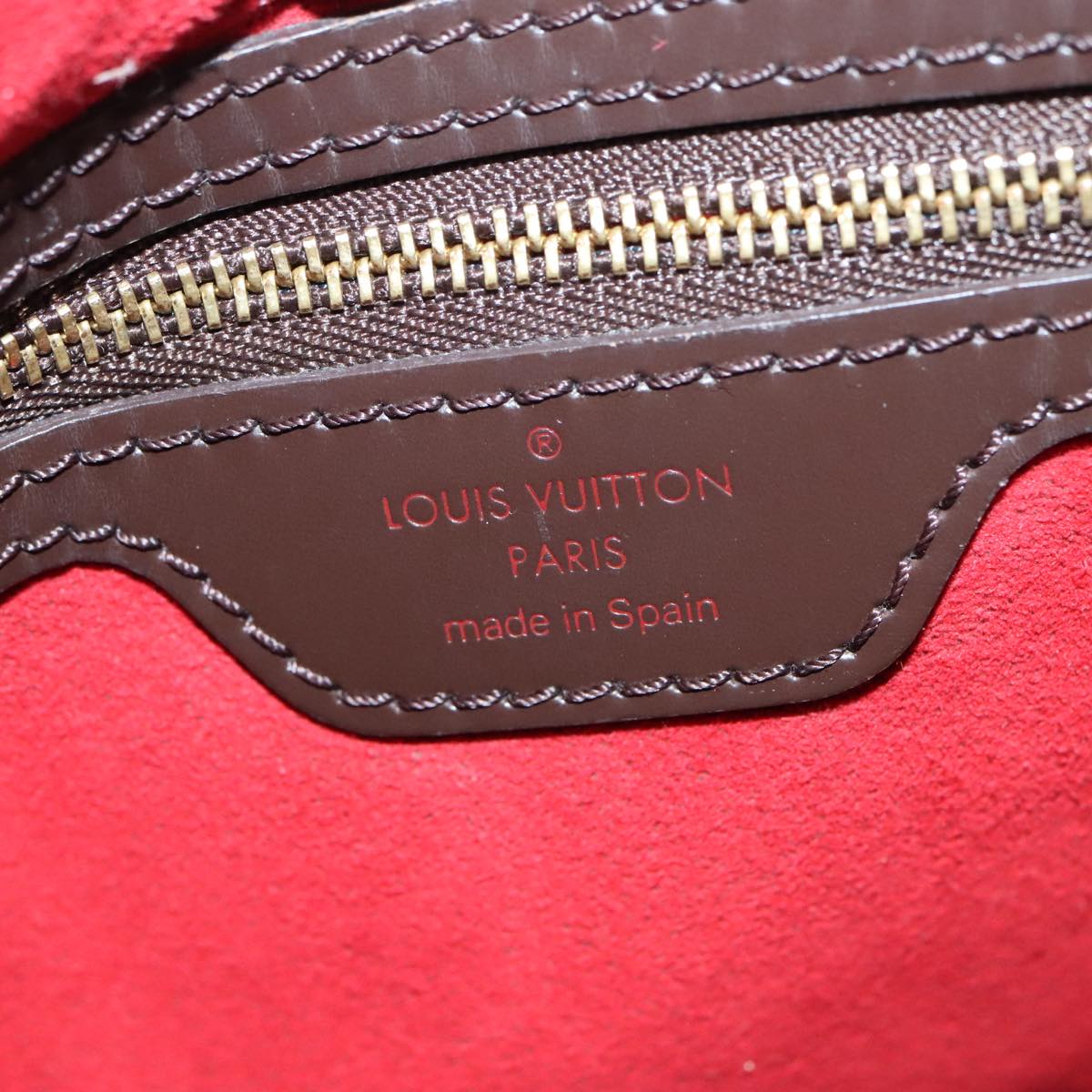 Louis Vuitton Hampstead Brown Canvas Tote Bag