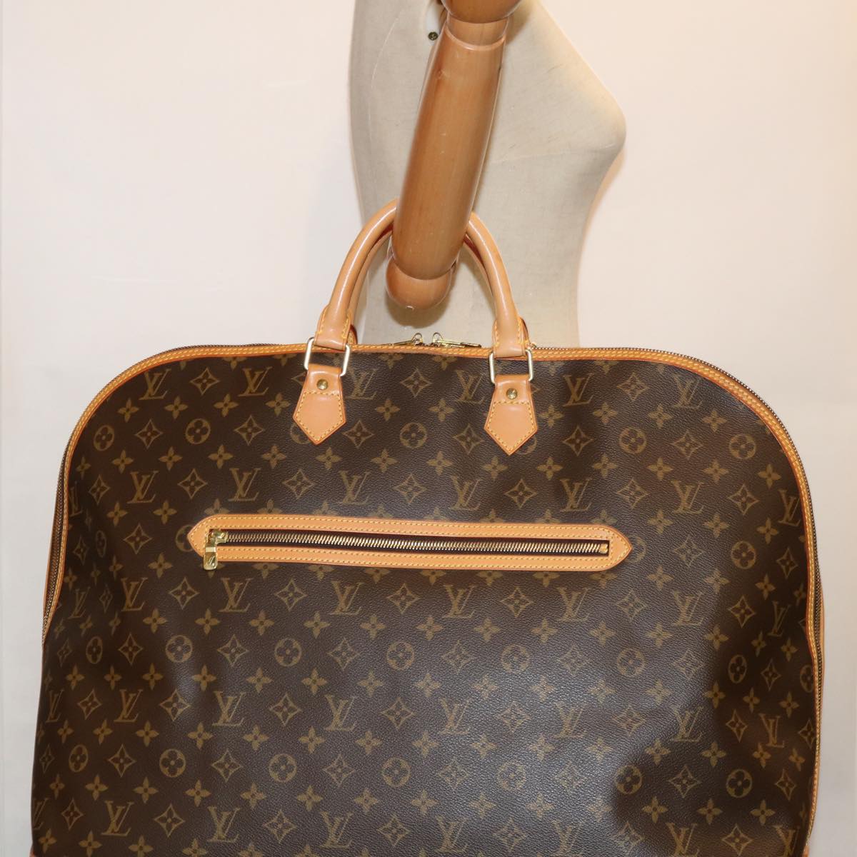 Louis Vuitton Alma Brown Canvas Travel Bag