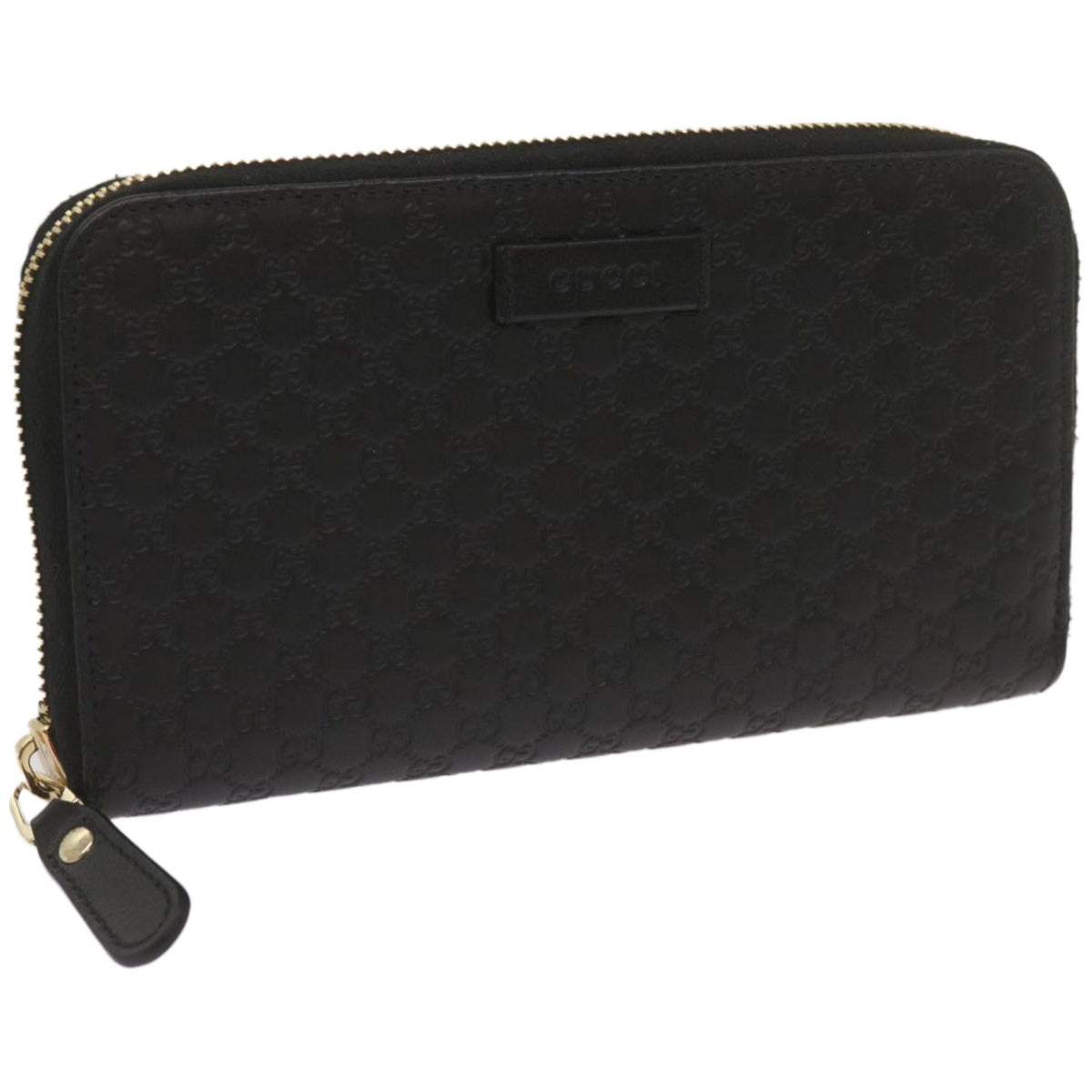 Gucci Guccissima Black Leather Wallet Accessories