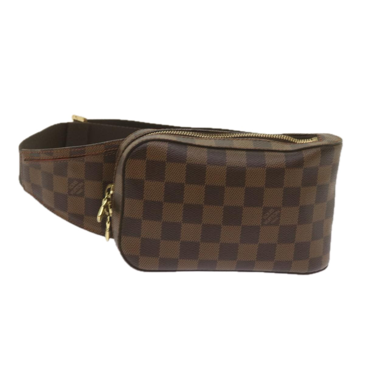 Louis Vuitton Geronimos Brown Canvas Shoulder Bag